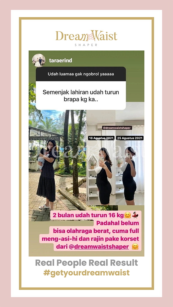 Dream waist shaper (korset), Fesyen Wanita, Pakaian Wanita di Carousell